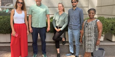Éva Tajnafői, Peter Benedek, Emese John, Dr André Biederbeck and Dr Prue Goredema