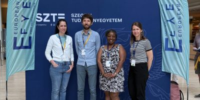 Réka Futász, Dr André Biedebeck, Dr Prue Goredema and Lídia Vinczéné Fekete