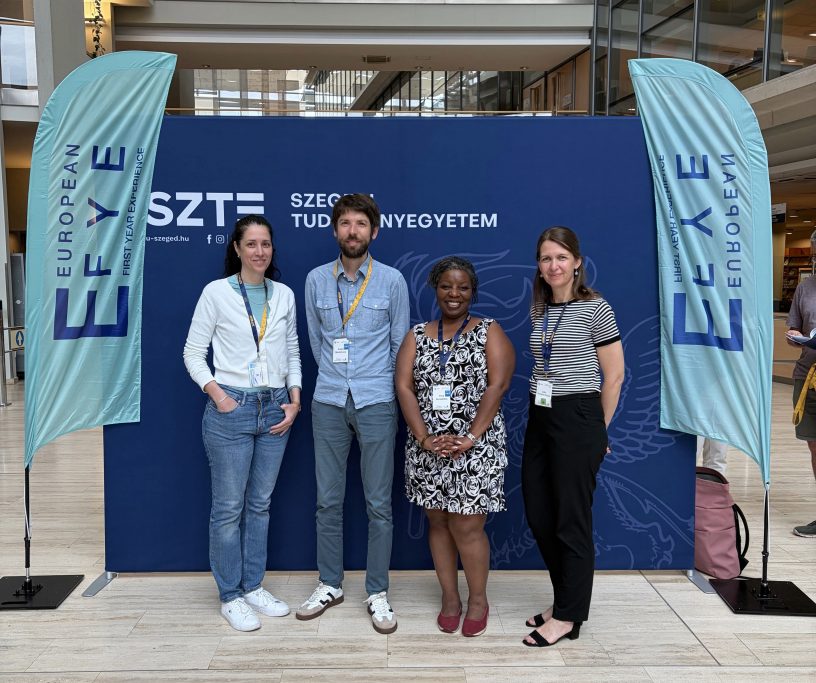 Réka Futász, Dr André Biedebeck, Dr Prue Goredema and Lídia Vinczéné Fekete