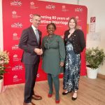 United Kingdom’s Ambassador to Germany, Andrew Mitchell CMG, Dr Prue Goredema and Consul General Roseanna Watson